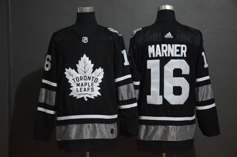 Men's Toronto Maple Leafs #16 Mitchell Marner Black 2019 NHL All-Star Game Jersey