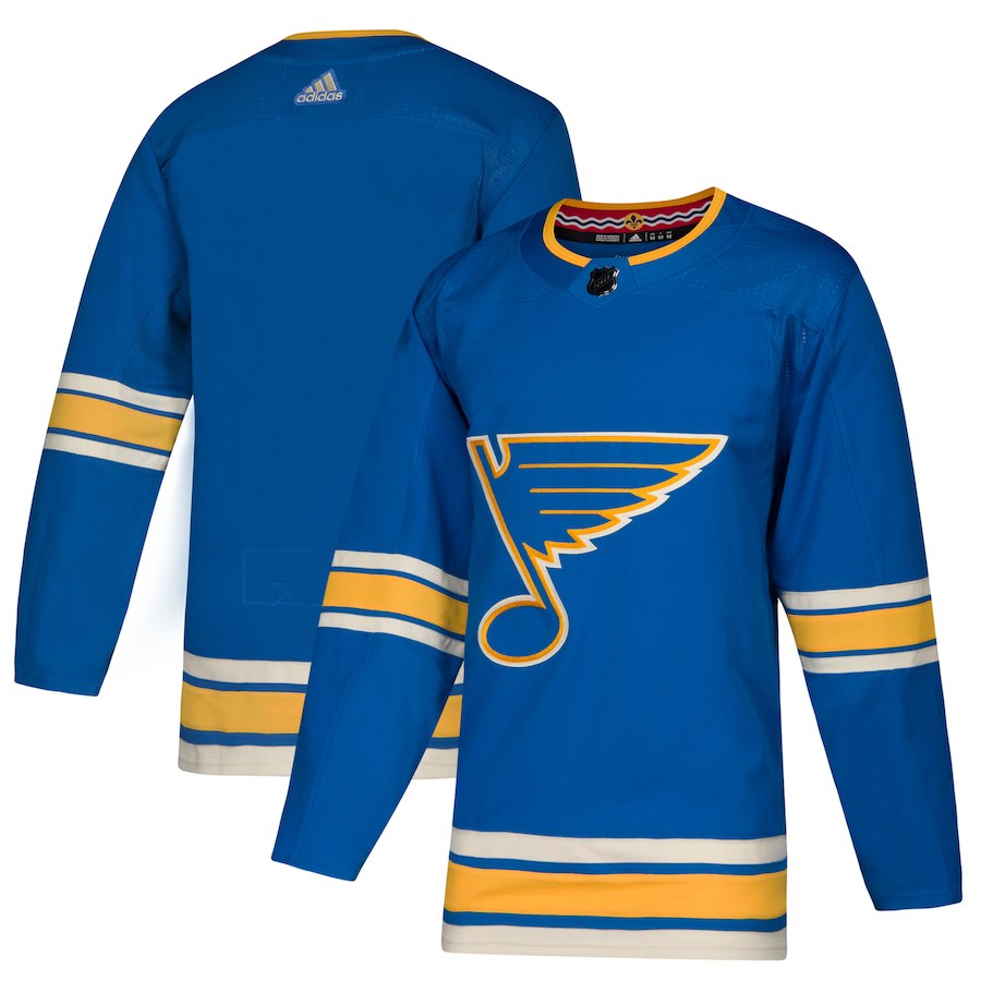 Men's St. Louis Blues Blue Stitched NHL Jersey