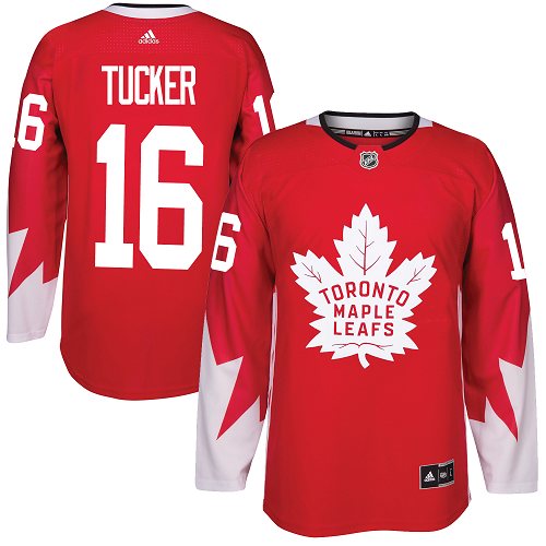 Men's Toronto Maple Leafs #16 Mitchell Marner Red Canada Stitched NHL Jersey