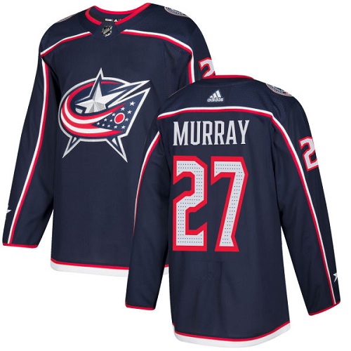 Men's Columbus Blue Jackets #27 Ryan Murray Navy Stitched NHL Jersey