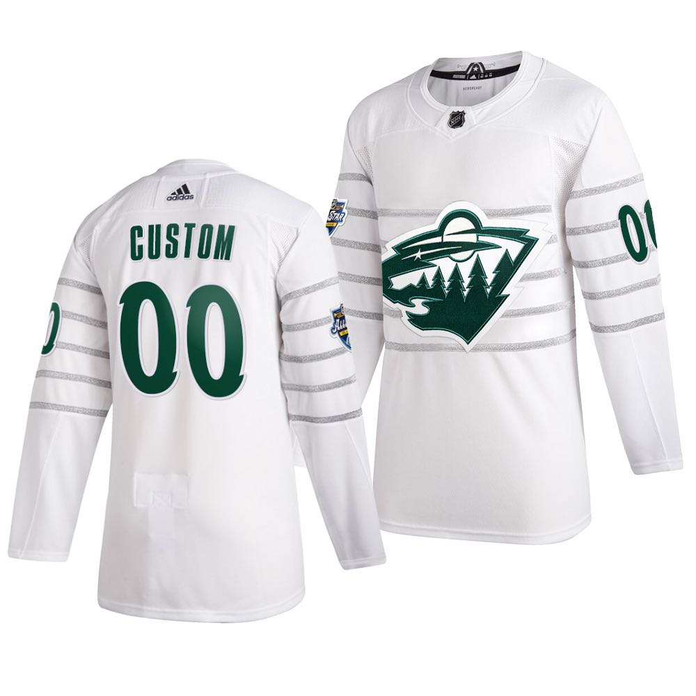 Men's Minnesota Wild Custom Name Number Size NHL Stitched Jersey