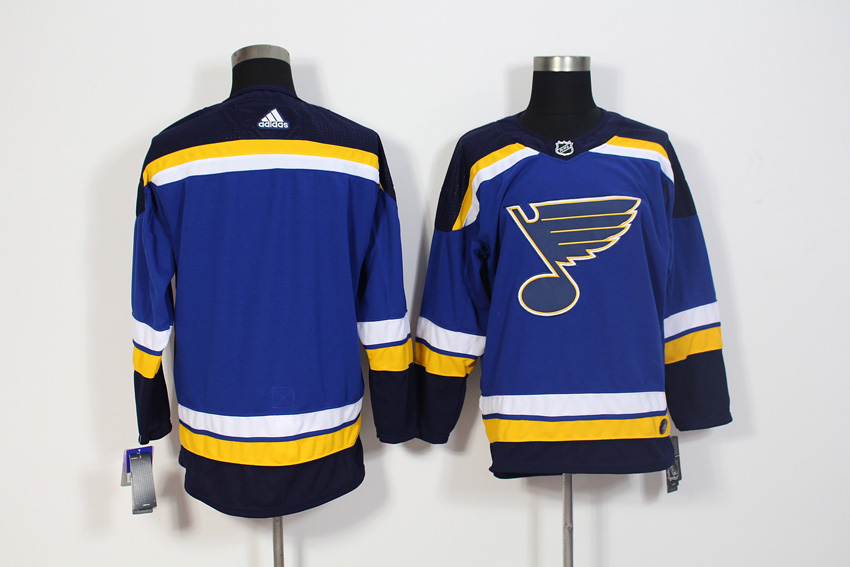 Men's Adidas St. Louis Blues Blue Stitched NHL Jersey