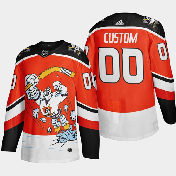 Men's Anaheim Ducks Custom 2021 Name Number Size NHL Stitched Jersey