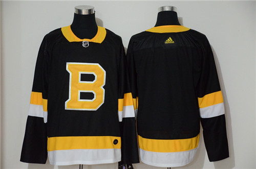 Men's Boston Bruins Black Alternate 2019 Stitched NHL Jersey