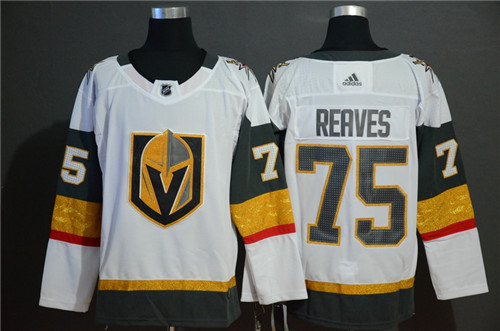 Men's Vegas Golden Knights #75 Ryan Reaves White Stitched NHL Jersey