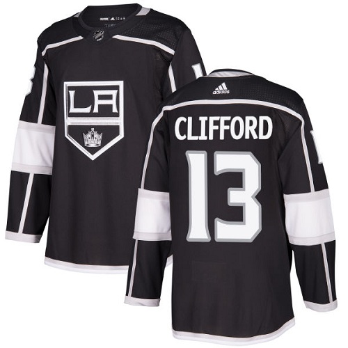 Men's Los Angeles Kings #13 Kyle Clifford Black Stitched NHL Jersey