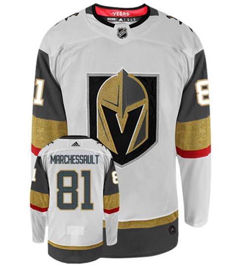 Men's Adidas Vegas Golden Knights #81 Jonathan Marchessault White Stitched NHL Jersey
