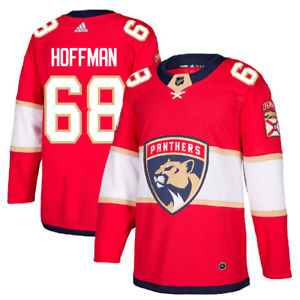 Men's Florida Panthers #68 Mike Hoffman Red Stitched NHL Jersey