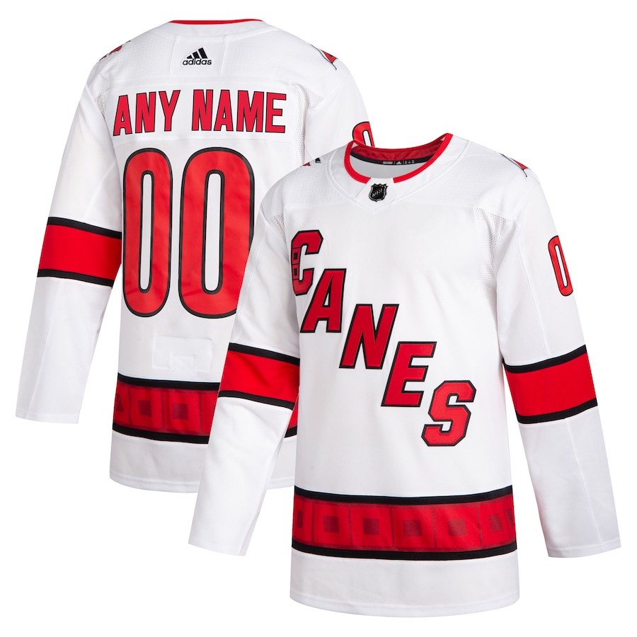 Men's Carolina Hurricanes Custom Name Number Size NHL Stitched CANES Jersey