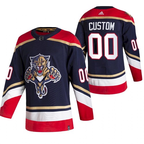 Men's Florida Panthers 2020-21 Custom Name Number Size NHL Stitched Jersey