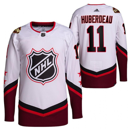Men's Florida Panthers #11 Jonathan Huberdeau 2022 All-Star White Stitched Jersey