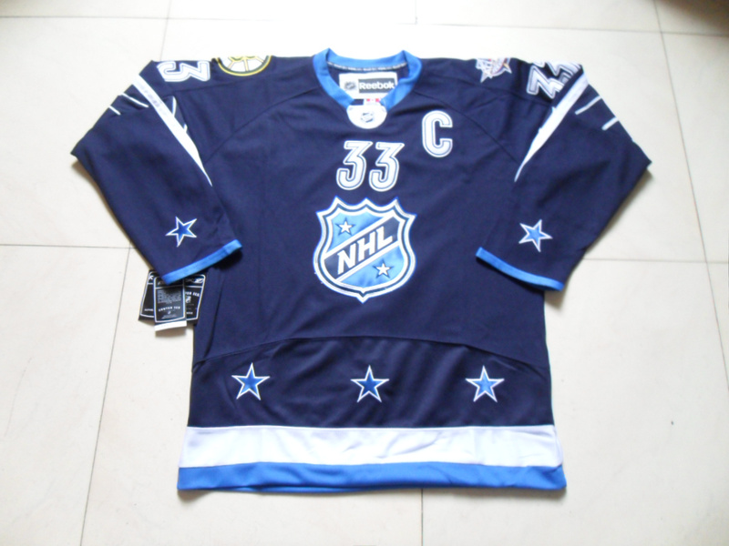 Bruins #33 Zdeno Chara 2012 All Star Navy Blue Stitched NHL Jersey