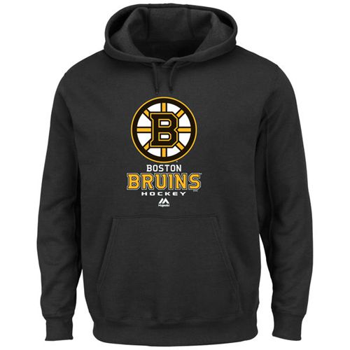 Boston Bruins Majsetic Critical Victory VIII Pullover Hoodie Black