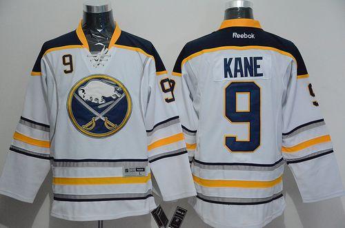 Sabres #9 Evander Kane White Stitched NHL Jersey