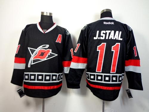 Hurricanes #11 Jordan Staal Black Third Stitched NHL Jersey