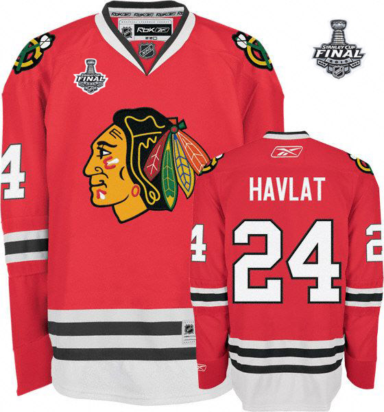 Blackhawks #24 Martin Havlat Red 2015 Stanley Cup Stitched NHL Jersey