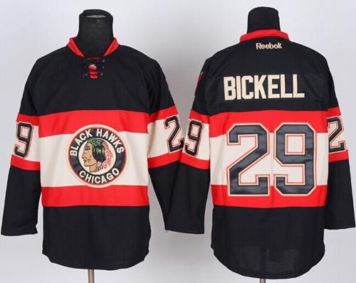 Blackhawks #29 Bryan Bickell Black New Third Stitched NHL Jersey