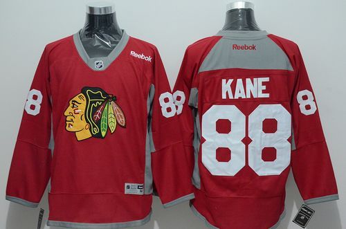Blackhawks #88 Patrick Kane Red Practice Stitched NHL Jersey