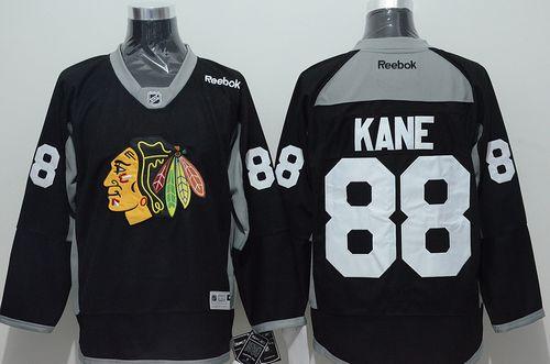 Blackhawks #88 Patrick Kane Black Practice Stitched NHL Jersey