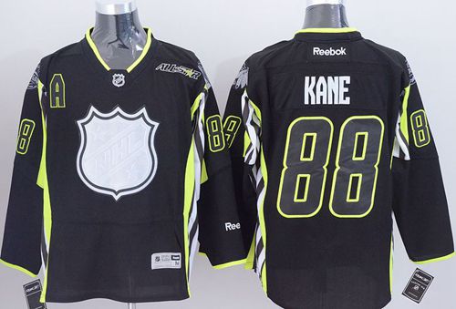 Blackhawks #88 Patrick Kane Black 2015 All Star Stitched NHL Jersey