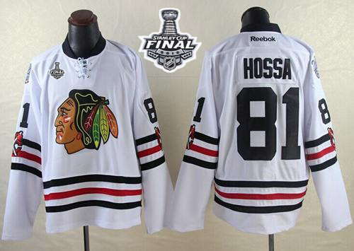 Blackhawks #81 Marian Hossa White 2015 Winter Classic 2015 Stanley Cup Stitched NHL Jersey