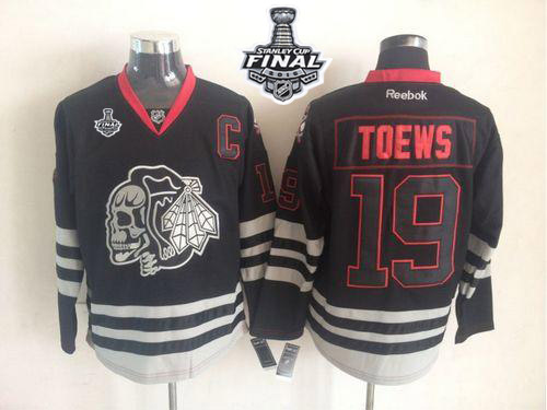 Blackhawks #19 Jonathan Toews New Black Ice 2015 Stanley Cup Stitched NHL Jersey