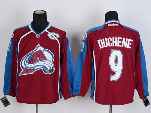 Avalanche #9 Matt Duchene Stitched Red NHL Jersey