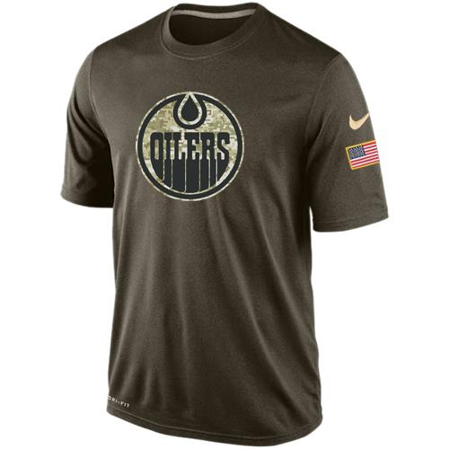 Men's Edmonton Oilers Salute To Service Nike Dri-FIT T-Shirt