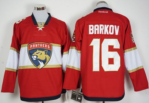 Panthers #16 Aleksander Barkov Red New Stitched NHL Jersey
