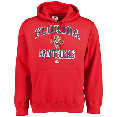 Florida Panthers Majestic Heart & Soul Hoodie Red