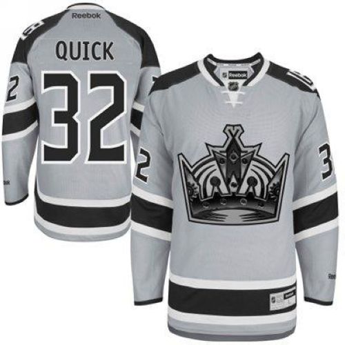 Kings #32 Jonathan Quick Grey 2014 Stadium Series Stitched NHL Jersey
