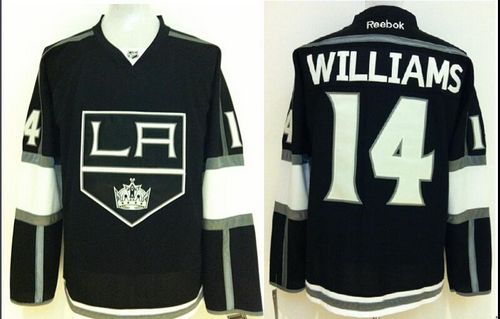 Kings #14 Justin Williams Black Stitched NHL Jersey