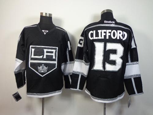 Kings #13 Kyle Clifford Black Home Stitched NHL Jersey