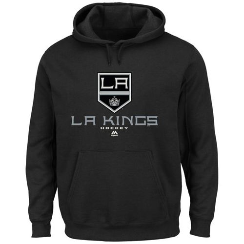 Los Angeles Kings Majestic Big & Tall Critical Victory Pullover Hoodie Black
