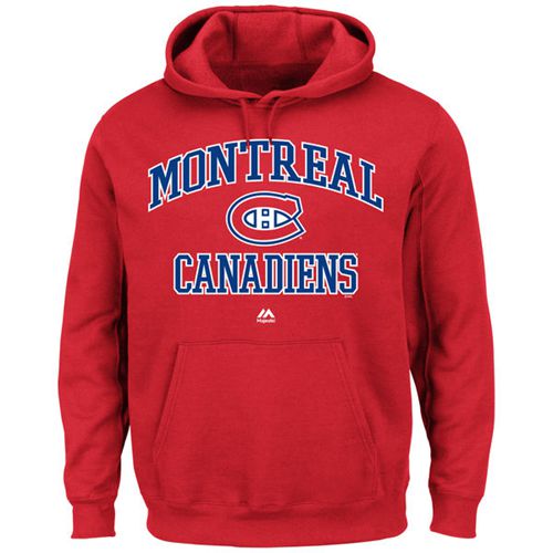 Montreal Canadiens Majestic Heart & Soul Hoodie Red
