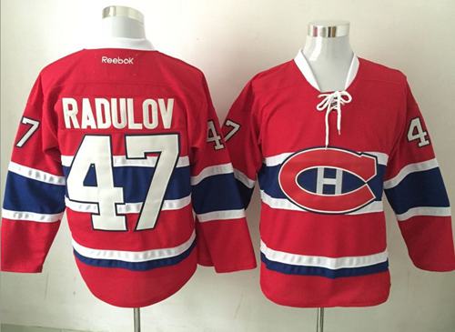 Canadiens #47 Alexander Radulov Red Stitched NHL Jersey