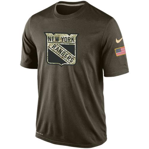 Men's New York Rangers Salute To Service Nike Dri-FIT T-Shirt