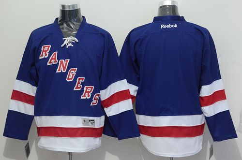 Rangers Blank Blue Stitched NHL Jersey