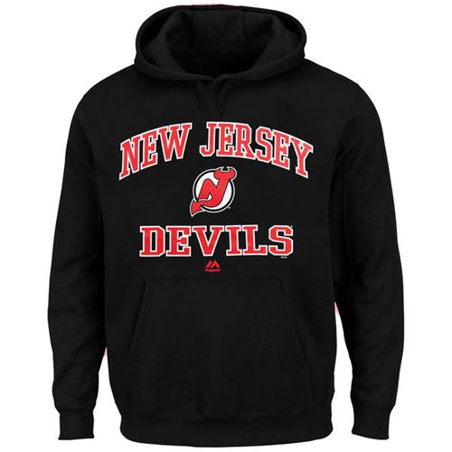 New Jersey Devils Majestic Heart & Soul Hoodie Black