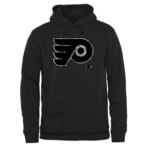 Men's Philadelphia Flyers Black Rink Warrior Pullover Hoodie