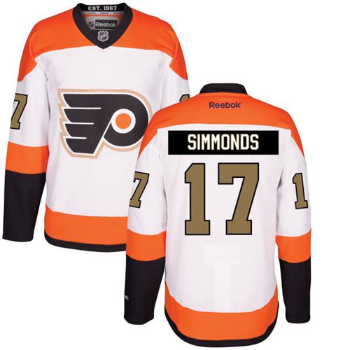 Flyers #17 Wayne Simmonds White 3rd Stitched NHL Jersey