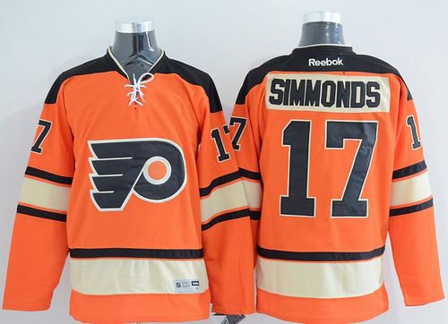 Flyers #17 Wayne Simmonds Orange Alternate Stitched NHL Jersey