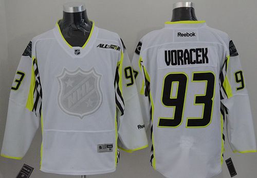 Flyers #93 Jakub Voracek White 2015 All Star Stitched NHL Jersey