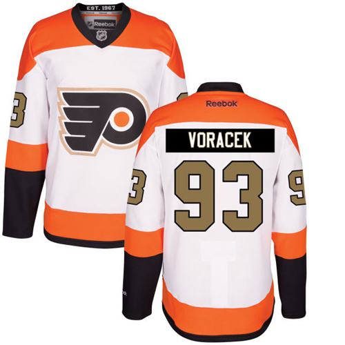Flyers #93 Jakub Voracek White 3rd Stitched NHL Jersey