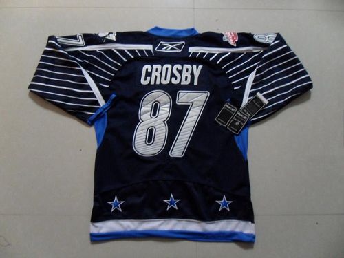 Penguins #87 Sidney Crosby 2011 All Star Stitched Dark Blue NHL Jersey
