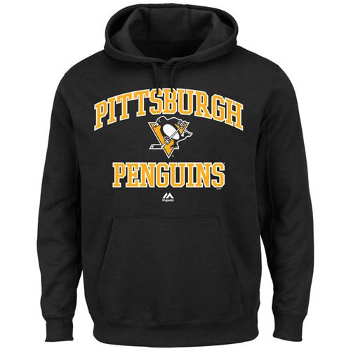 Pittsburgh Penguins Majestic Heart & Soul Hoodie Black