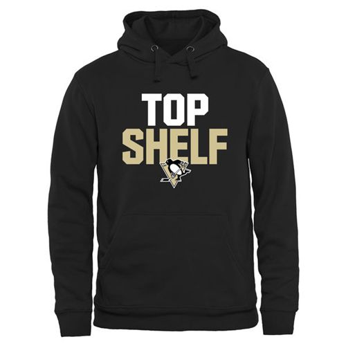 Pittsburgh Penguins Top Shelf Pullover Hoodie Black