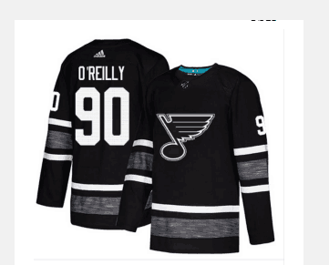 Men's St. Louis Blues #90 Ryan O'Reilly Black Stitched NHL Jersey