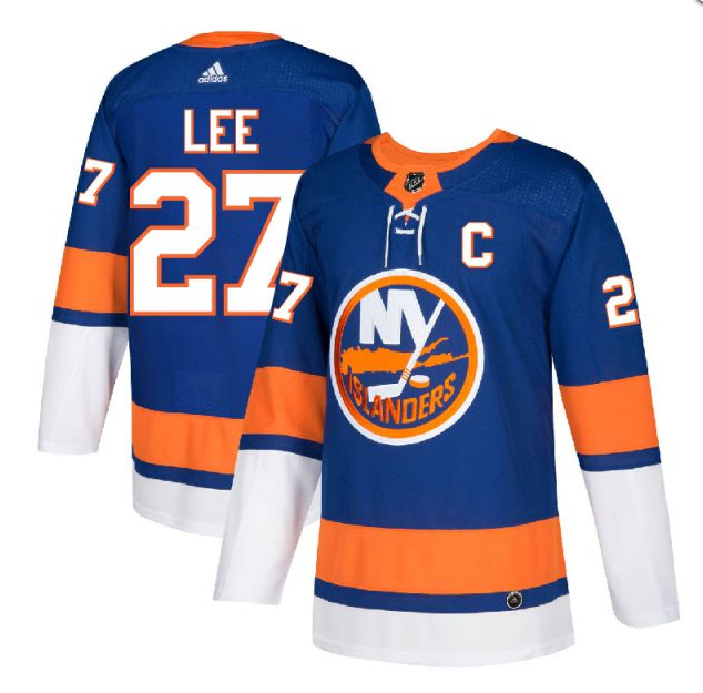 Men's New York Islanders #27 Anders Lee Royal Stitched NHL Jersey