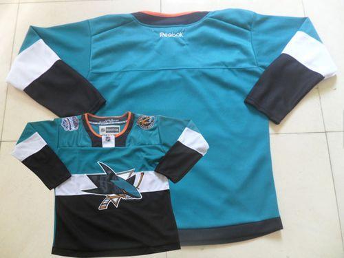 Sharks Blank Teal/Black 2015 Stadium Series Stitched NHL Jersey